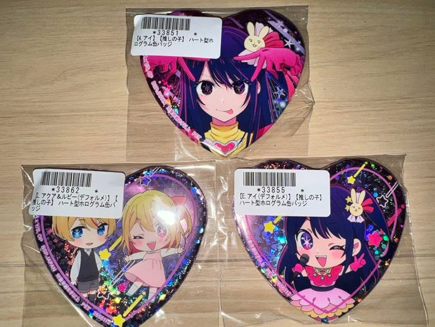 推しの子　ホログラムランダム缶バッジ　アイアクアルビーかなあかねMEM 推しの子 ホログラムランダム缶バッジ アイアクアルビーかな